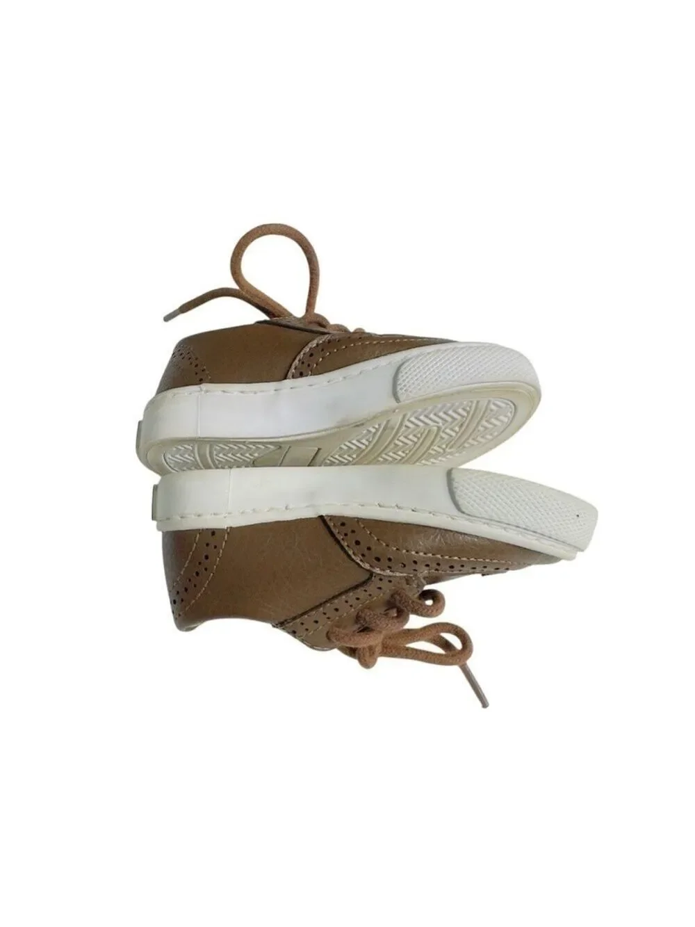Janie and Jack Toddler Wingtip‎ Sneakers Brown Boys Size 5